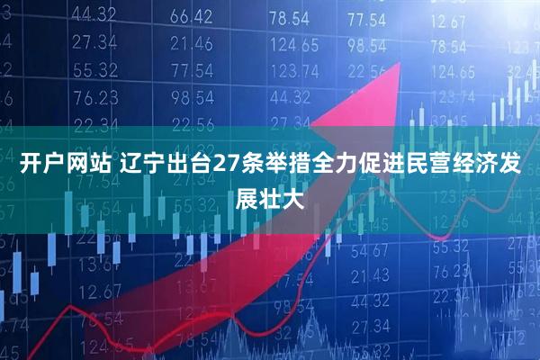 开户网站 辽宁出台27条举措全力促进民营经济发展壮大